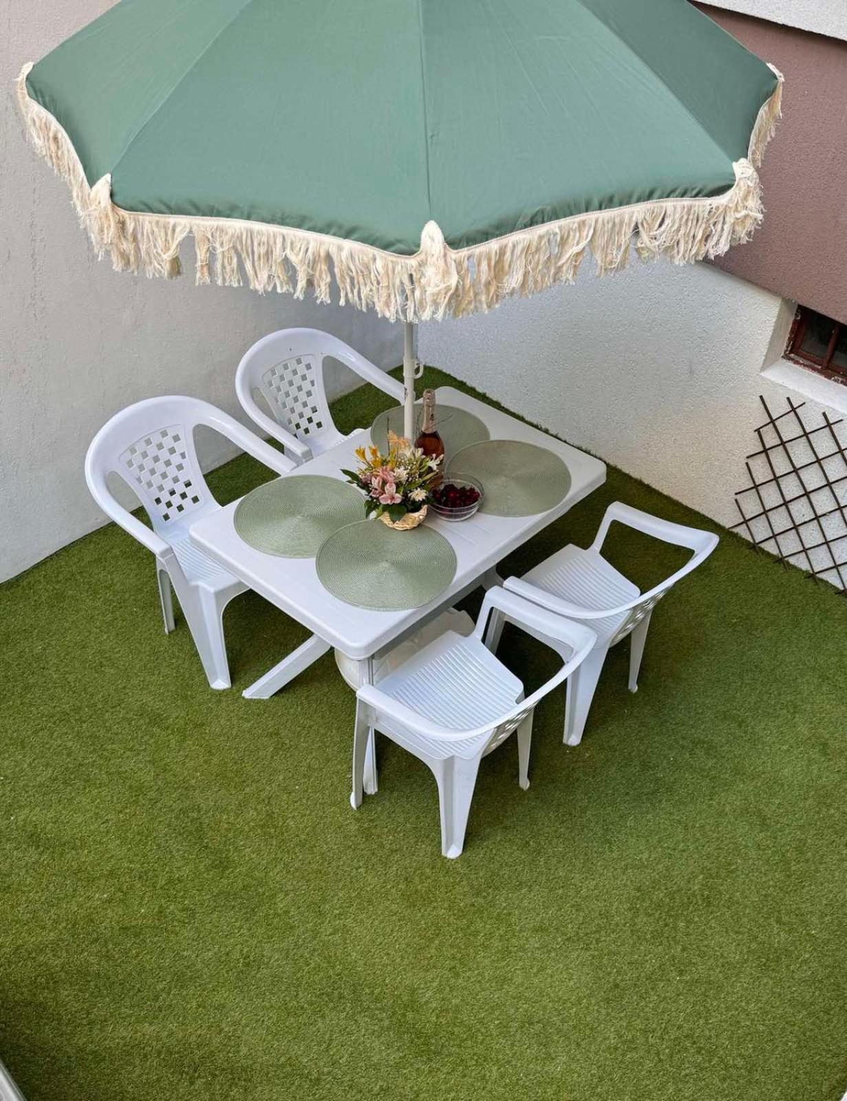 Goldy Central Beach Apartment With Private Garden Burgaz Dış mekan fotoğraf